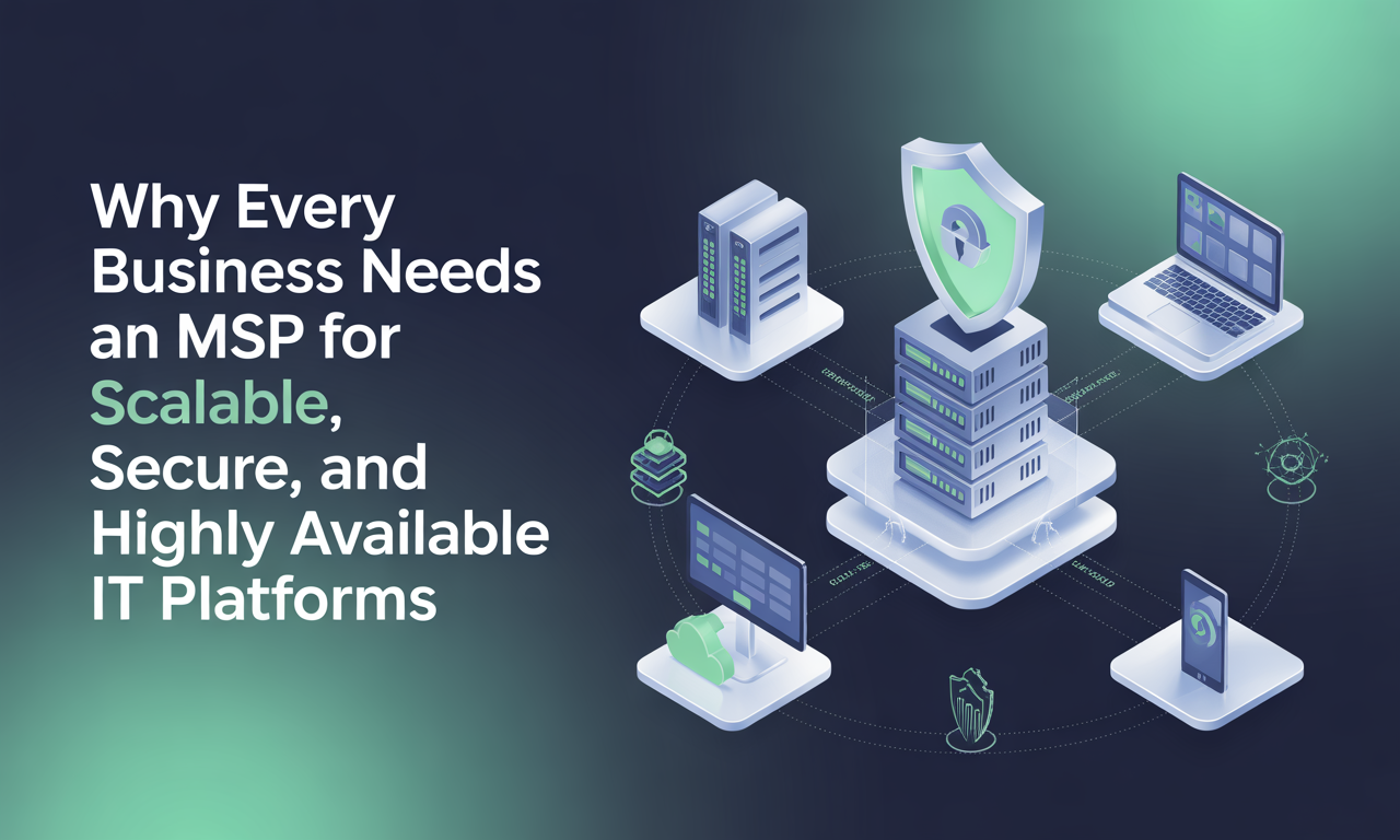 Why Every Business Needs an MSP for Scalable, Secure, and Highly Available IT Platforms